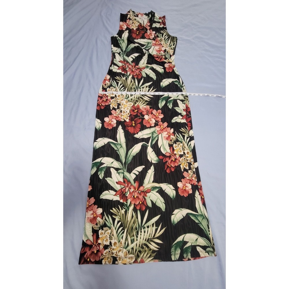 Tommy Bahama Sz Small Oceanic Orchid Travel Maxi Dress UPF Wrinkle Resistant - Picture 16 of 16
